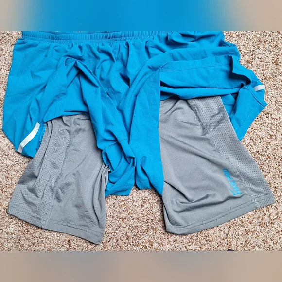 Nike Dri-Fit Men's Teal Blue Running Shorts Size XL - Picture 4 of 4